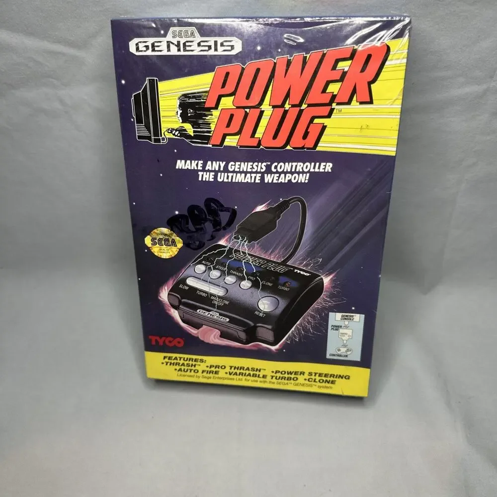 SEGA GENESIS “TYCO” POWER PLUG Controller Adapter (New In Box)